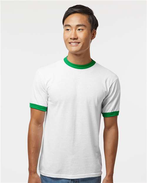 Augusta Sportswear® Ringer Short Sleeve Crewneck T-Shirt For Men