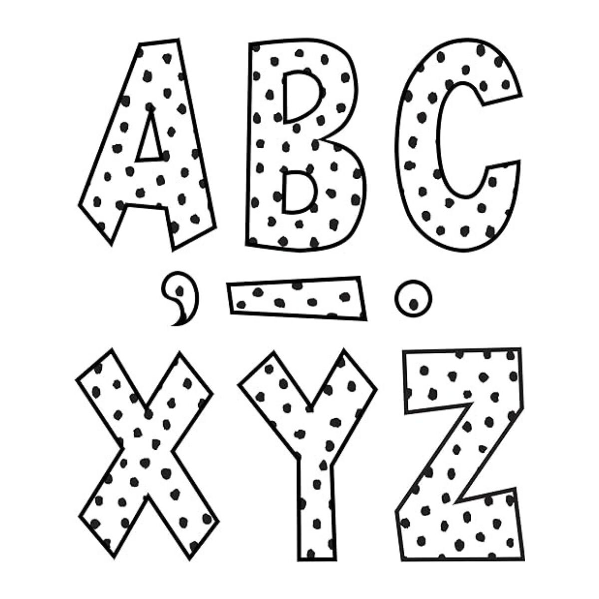 7 Inches Durable Font Letters 120 pcs