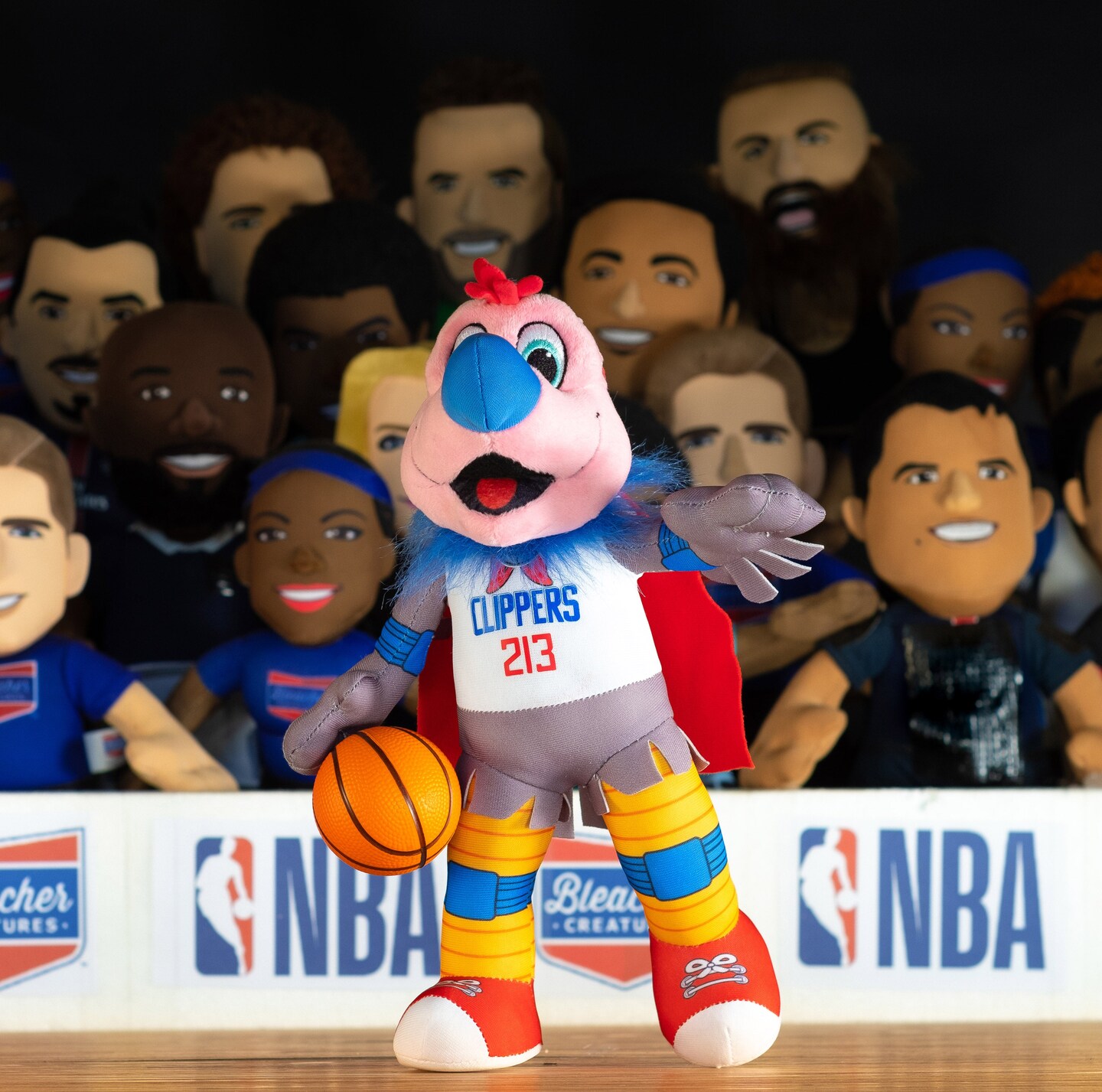 Bleacher Creatures Los Angeles Clippers Chuck The Condor 10&#x22; Mascot Plush Figure