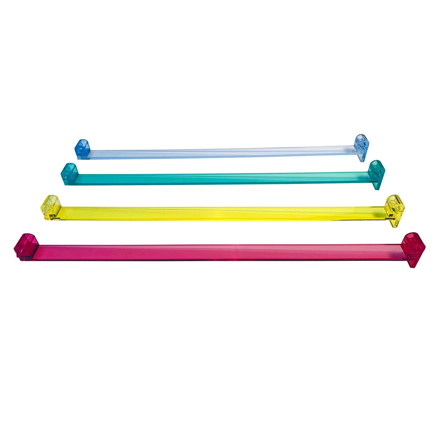 WE Games 4 Plastic Mahjong Pusher/Arms - Includes Blue, Green, Pink & Yellow