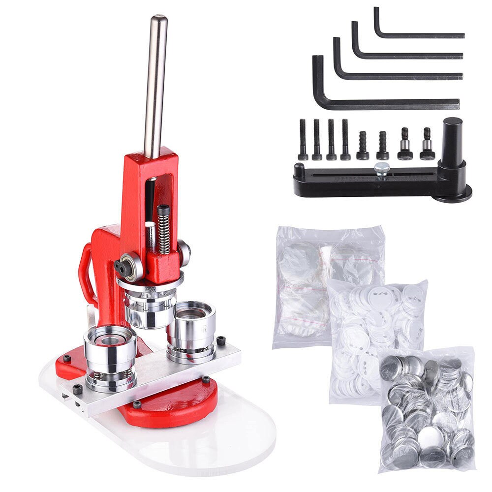 Button Maker Machine with Interchangeable Molds - 19.63 | Create Custom Buttons Easily