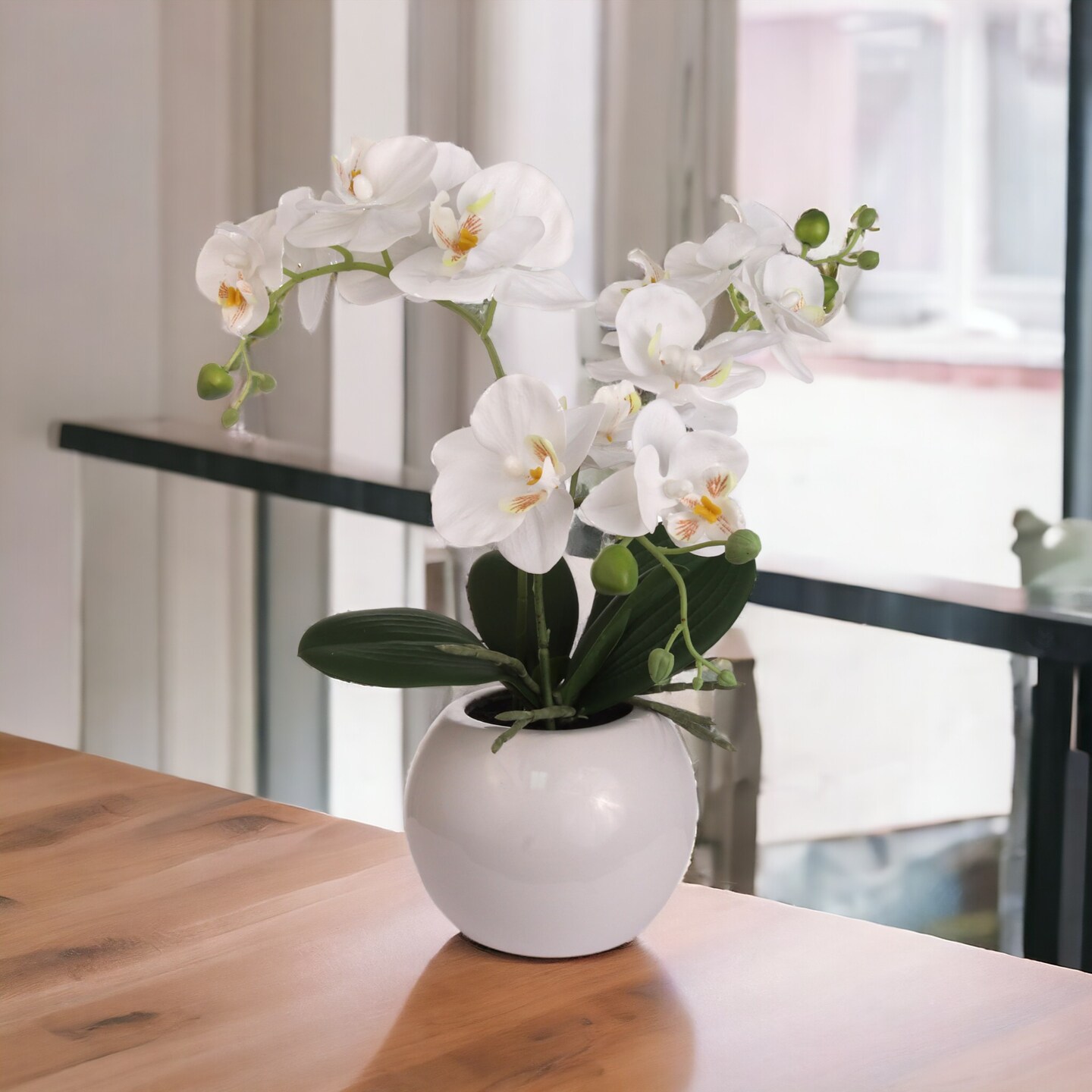 Phalaenopsis Orchid Arrangement: 13-Inch, Floral D&#xE9;cor by Floral Home&#xAE;