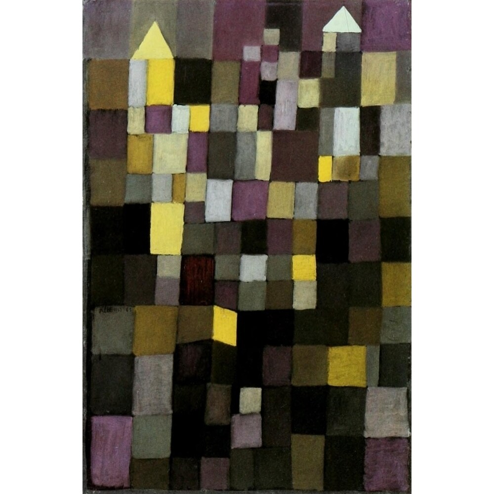 Architecture 1923 Poster Print By Paul Klee