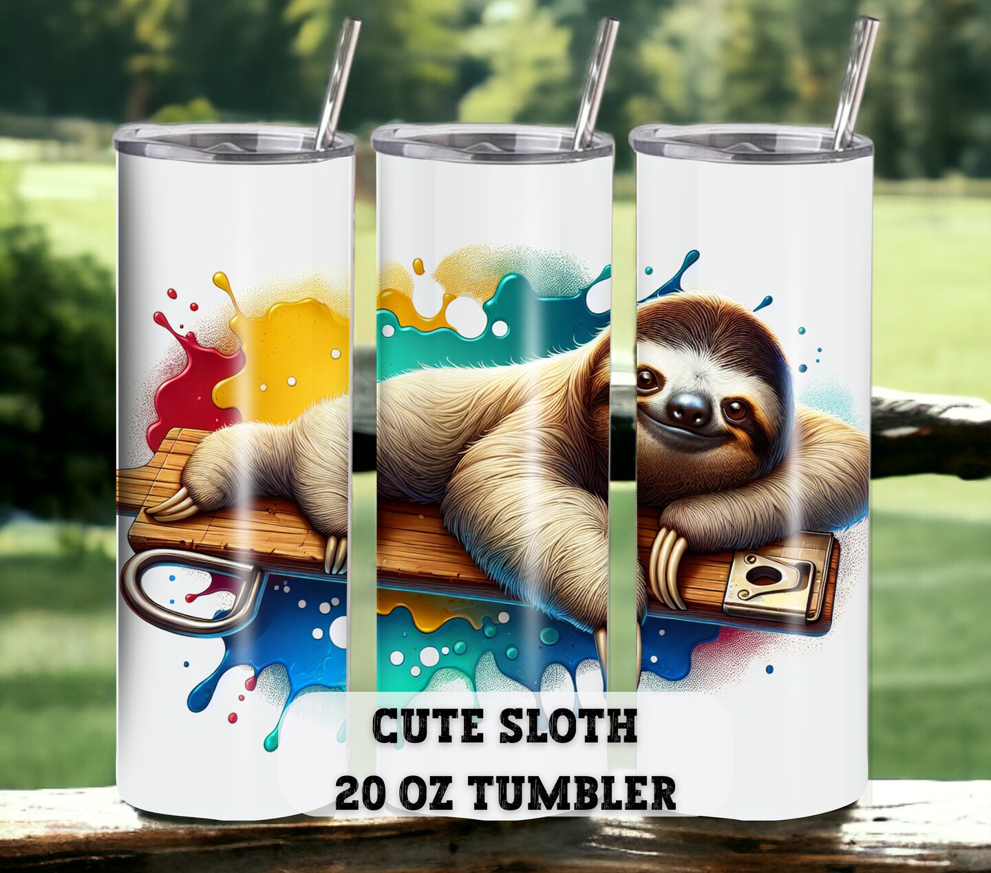 Cute Sloth 20 oz Tumbler | MakerPlace by Michaels