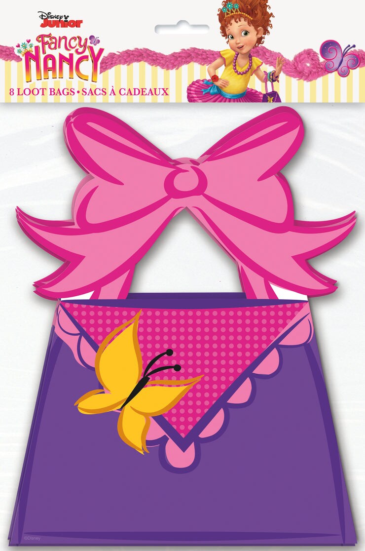 Fancy Nancy Loot Bags, 8ct