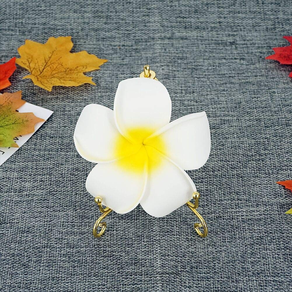 4 Inch Gold Iron Plate Stand Holder Easel Display Stand for Plate?Picture?Photo and More,4 pcs.