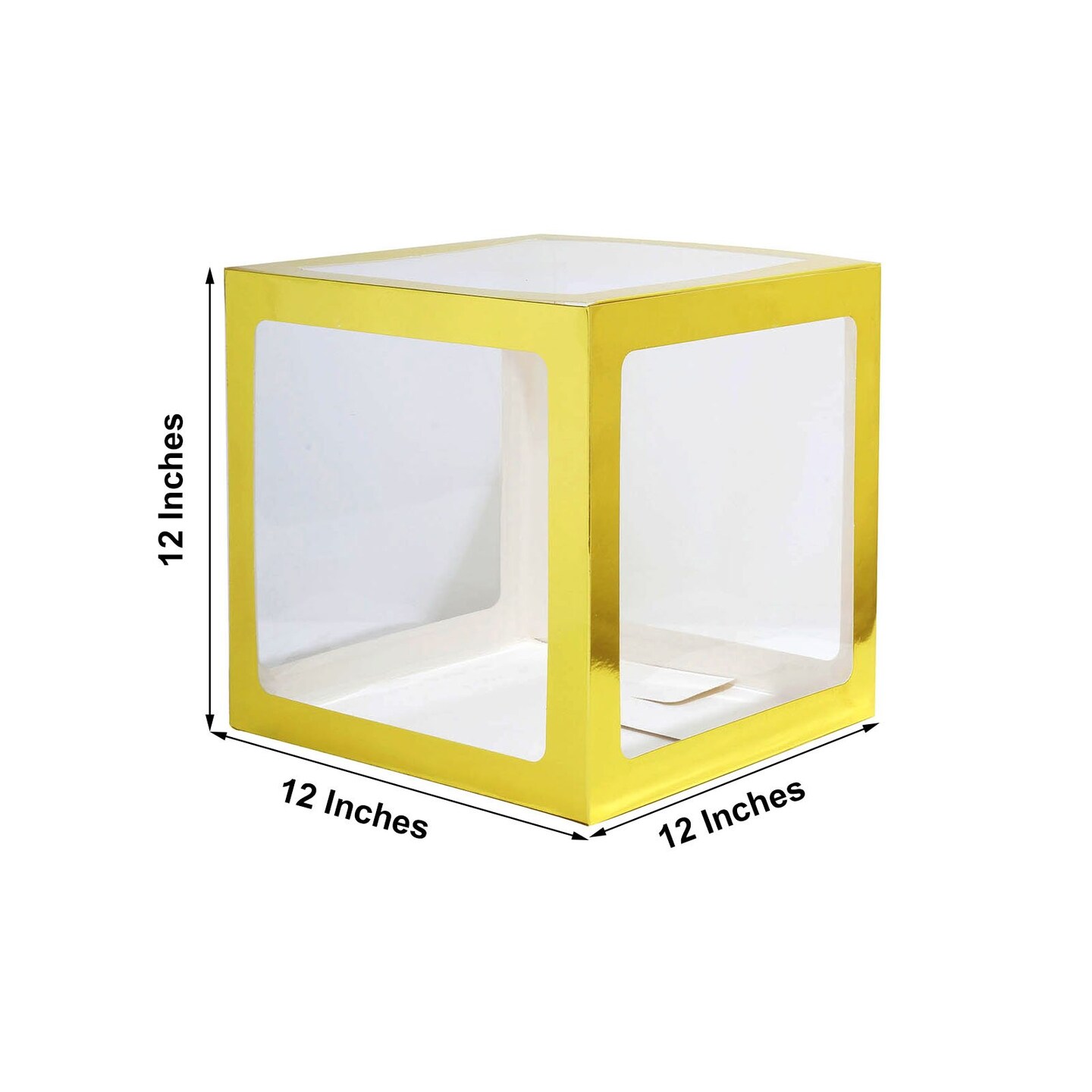 2 pcs 12&#x22; Transparent Balloon Boxes