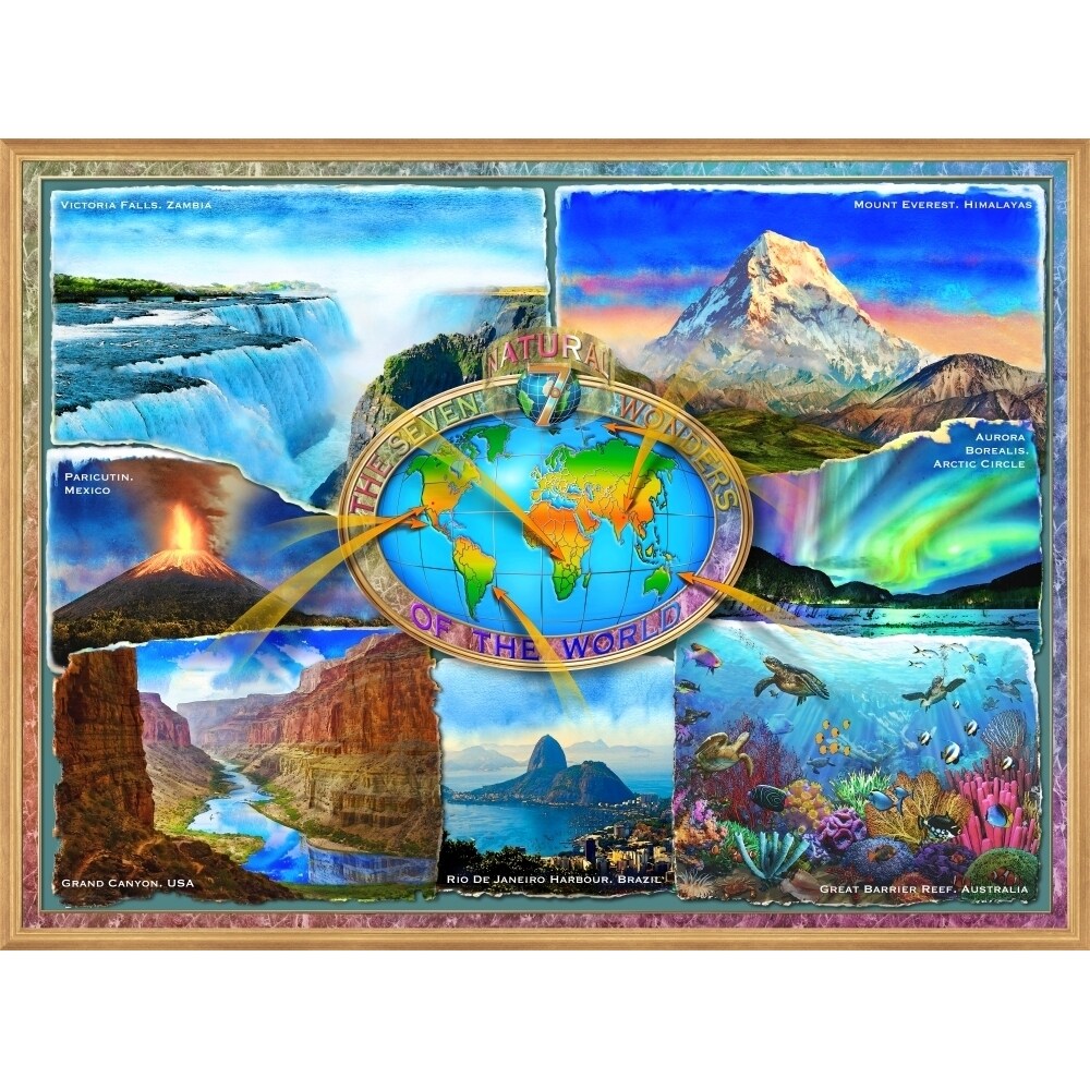 7 Natural Wonders Of The World Poster Print By Adrian Chesterman