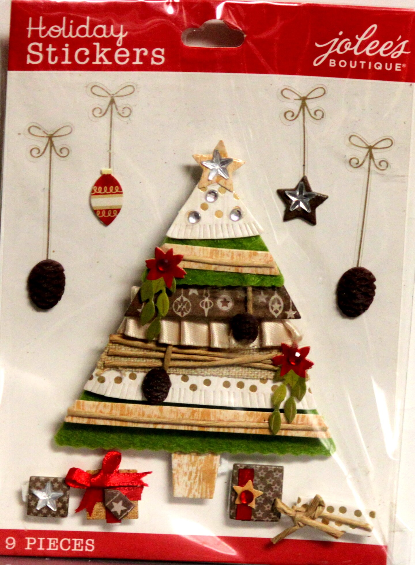 Jolee&#x27;s Boutique Holiday Tree &#x26; Gifts Dimensional Stickers