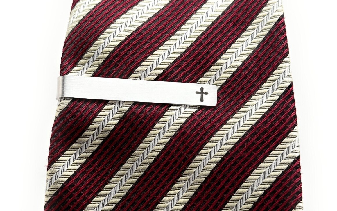 PATIKIL Tie Clip For Men, Rhinestones Necktie Bar Pinch Clips