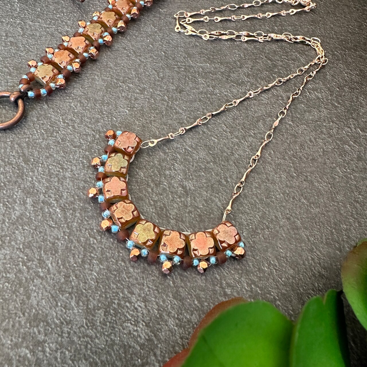 Bronze Age Jewelry Set with John Bead and @daniellewickesjewelry