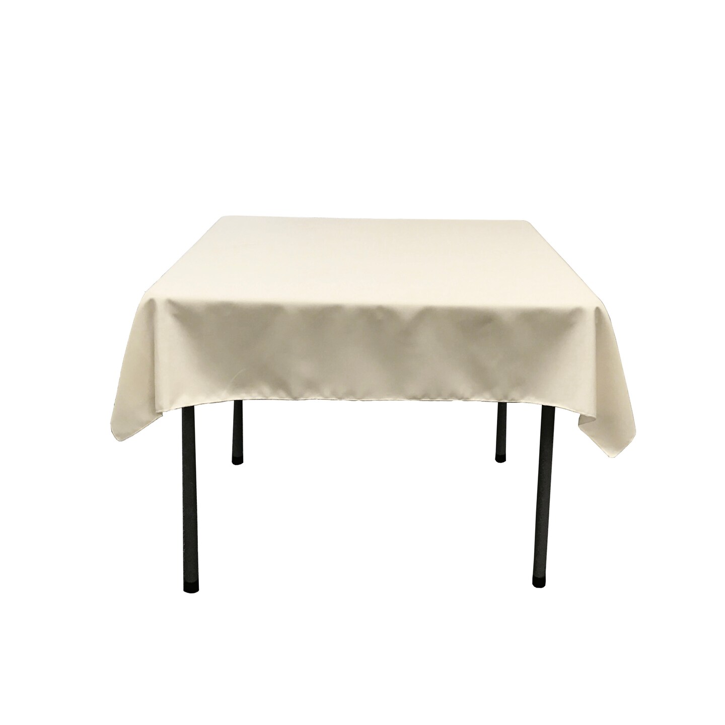 58 x 58 Inch Square Tablecloth Polyester Poplin Durable Event and Dining Linen