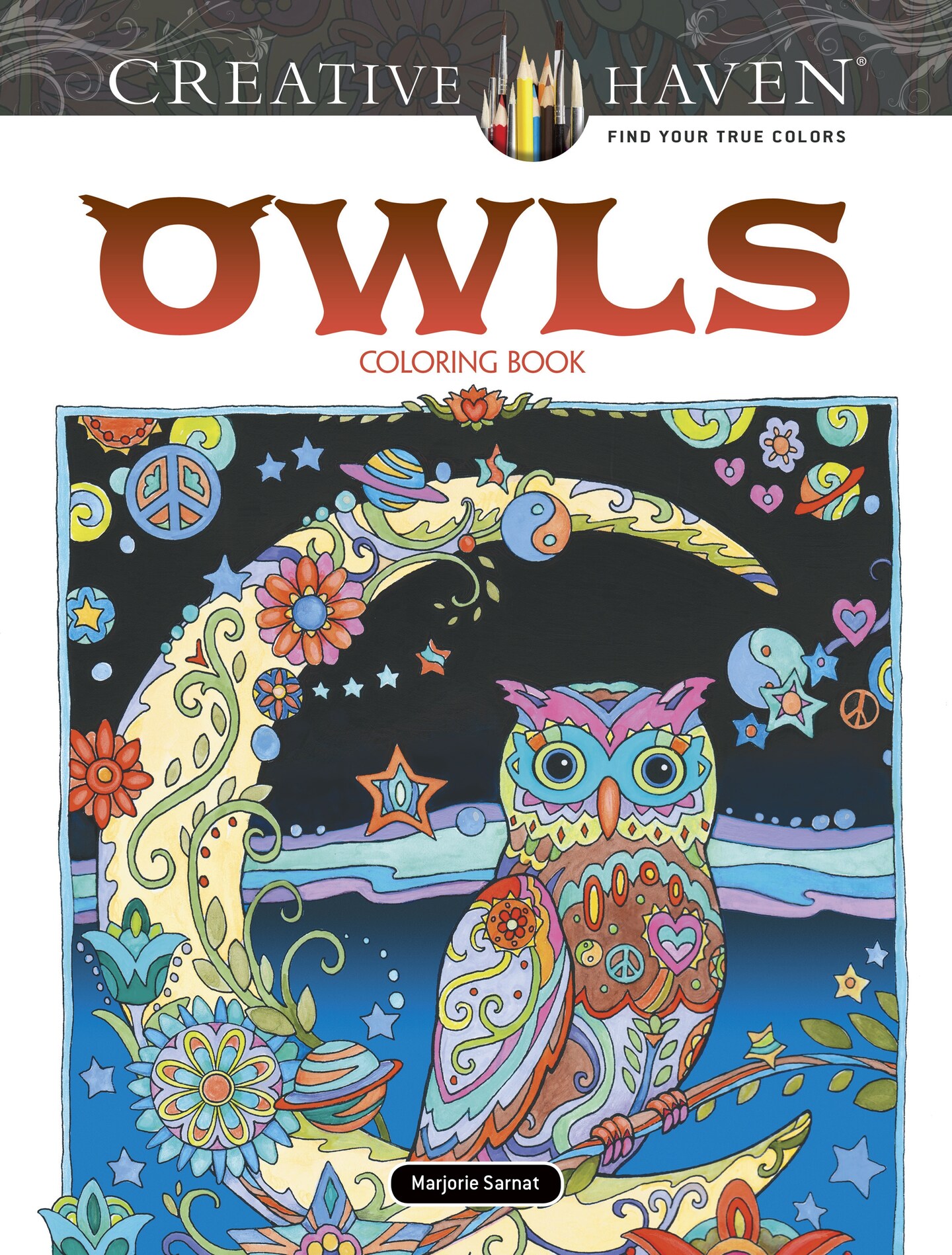 Creative Haven: Owls Coloring Book-Softcover