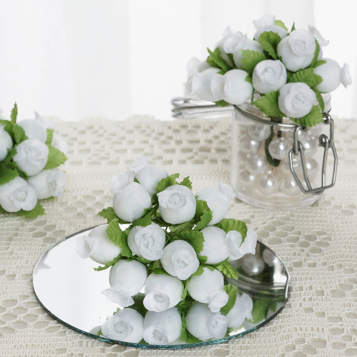 144 pcs Mini ROSE BUDS - CRAFTS DIY
