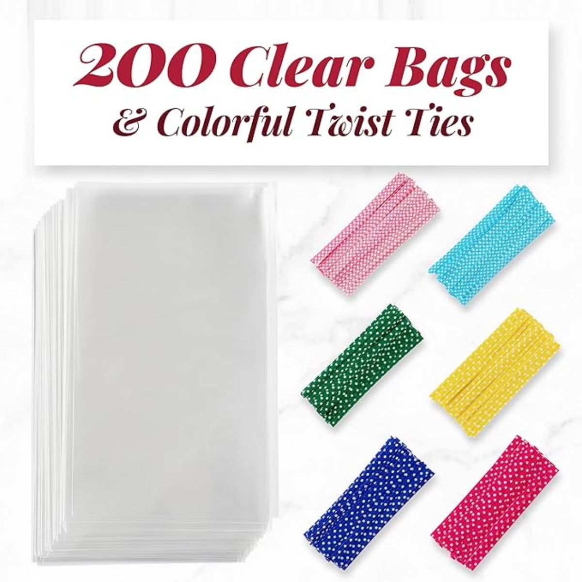 6x10 Inches Versatile Treat Bags 200 pcs