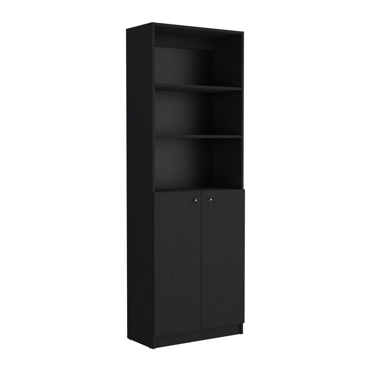 Modern 2-Door Bookcase - 70.6 in | Organize in Style