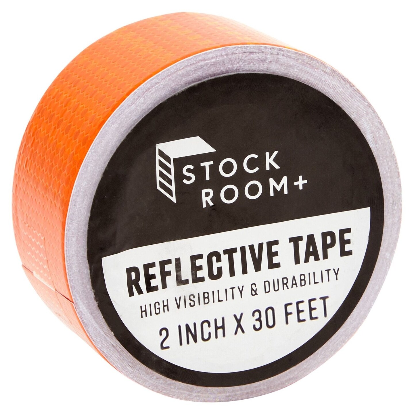 Neon Orange Reflective Tape - 2 In x 30 FT Outdoor Reflector Safety Roll