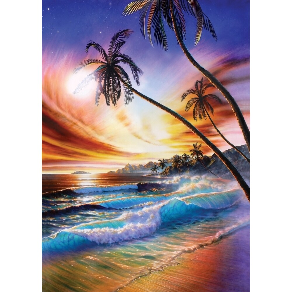 Tropical Beach Poster Print By Adrian Chesterman