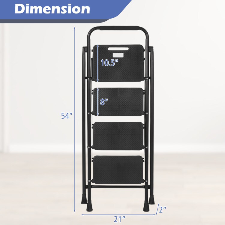 4-Step Folding Ladder Stool | Step up with Confidence