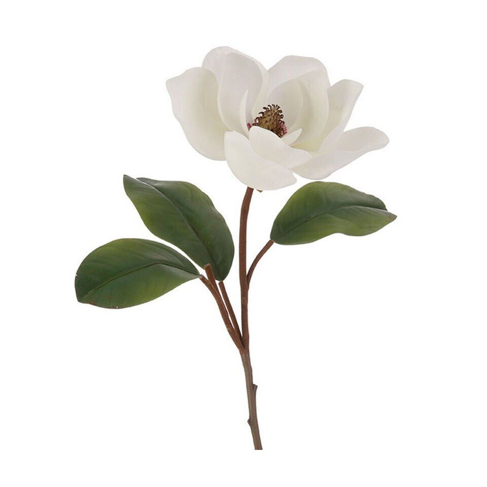 32&#x22; Real Touch Artificial Magnolia Stem Faux Flower