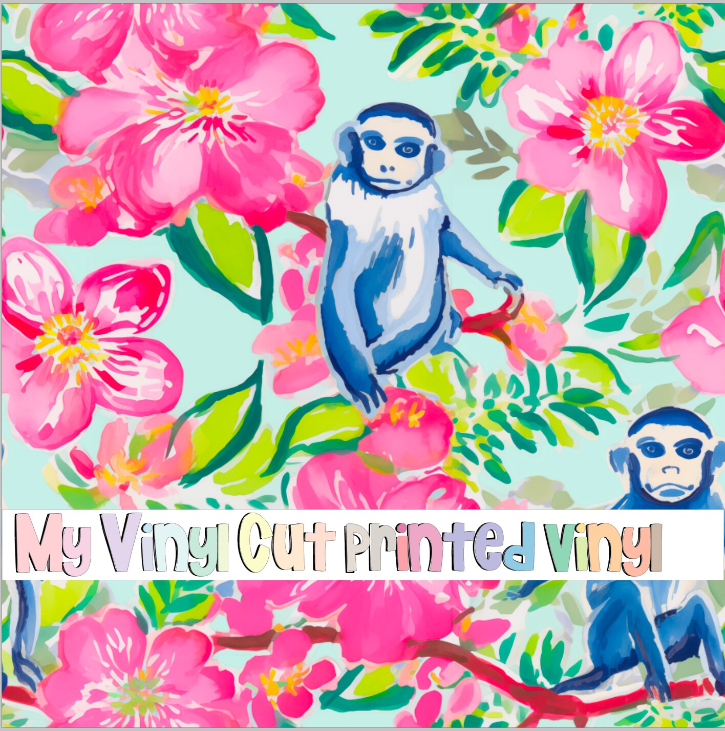12 x 12 inch Sheet of Printed Vinyl or HTV in the K80-11 Pattern ...