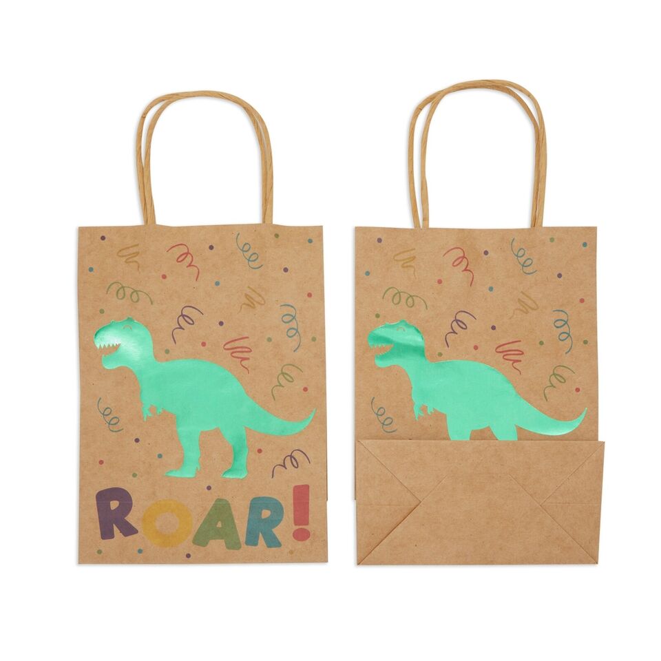 4 Pack Dinosaur Party Bags