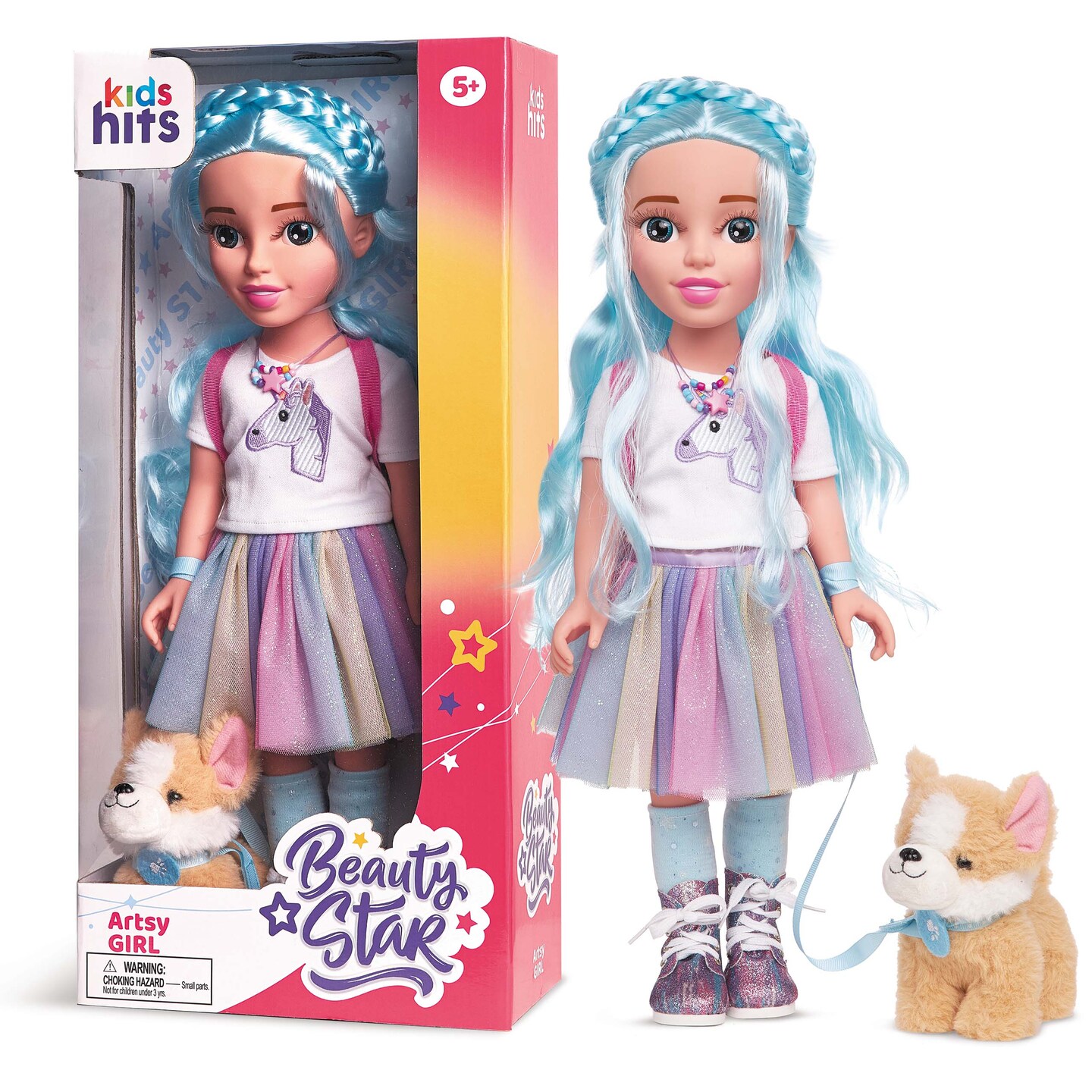 Beauty Star Dolls: Artsy Girl. Where Fashion, Fun, and Furry Friends Unite!