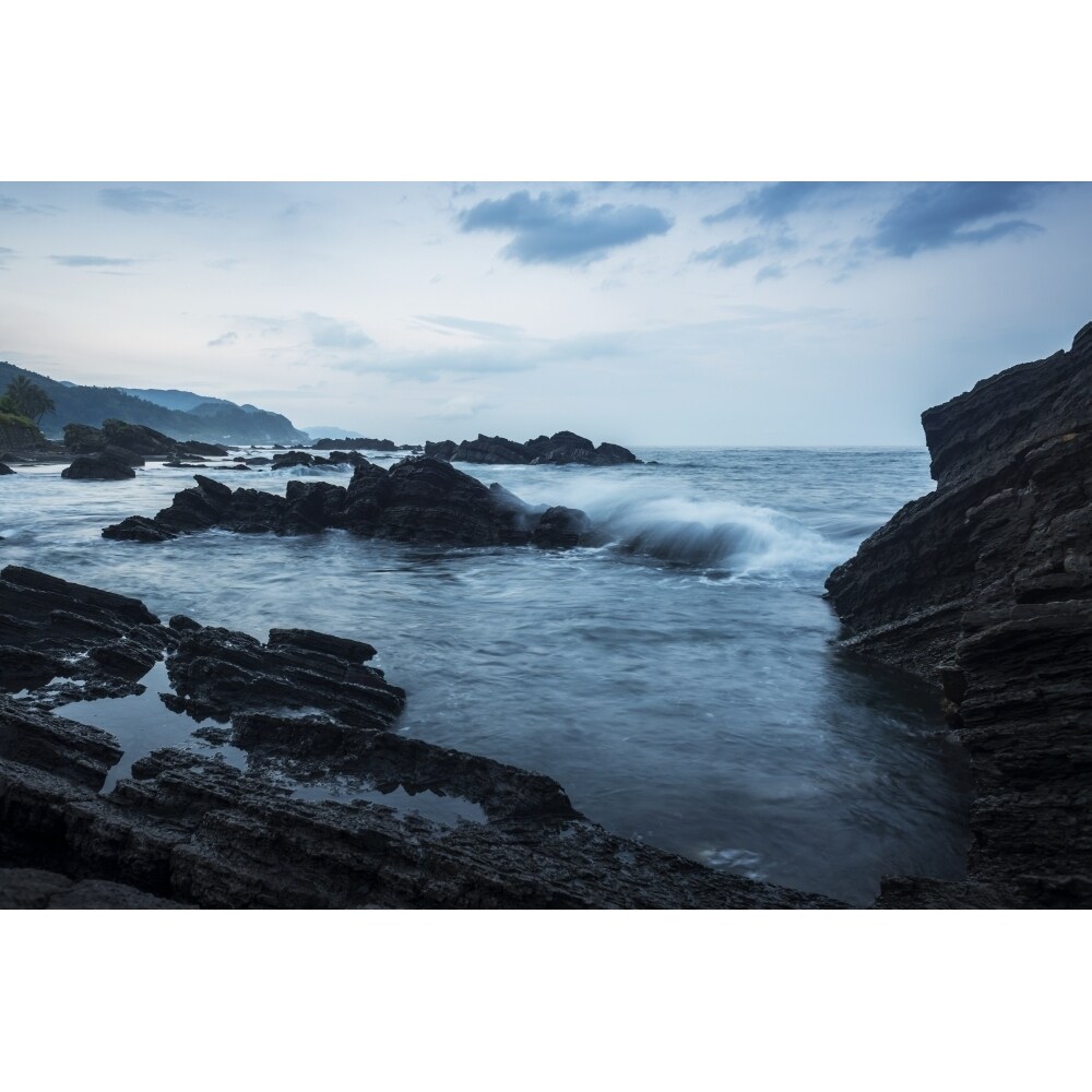 Waiao Beach In Yilan County Beautiful Volcanic Landscape; Taiwan China Poster Print By Luis Martinez / Design Pics