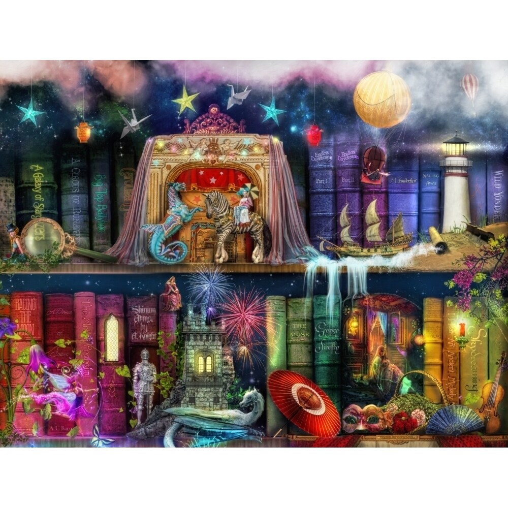 Treasure Hunt Book Shelf Poster Print By Aimee Stewart