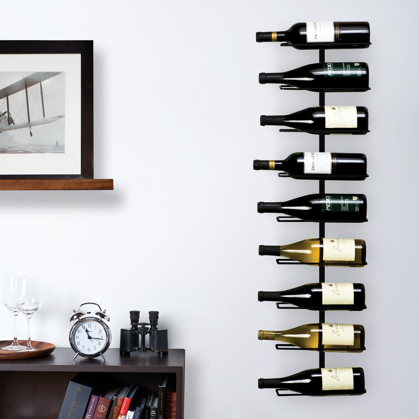 Align Wall-Mounted Wine Rack