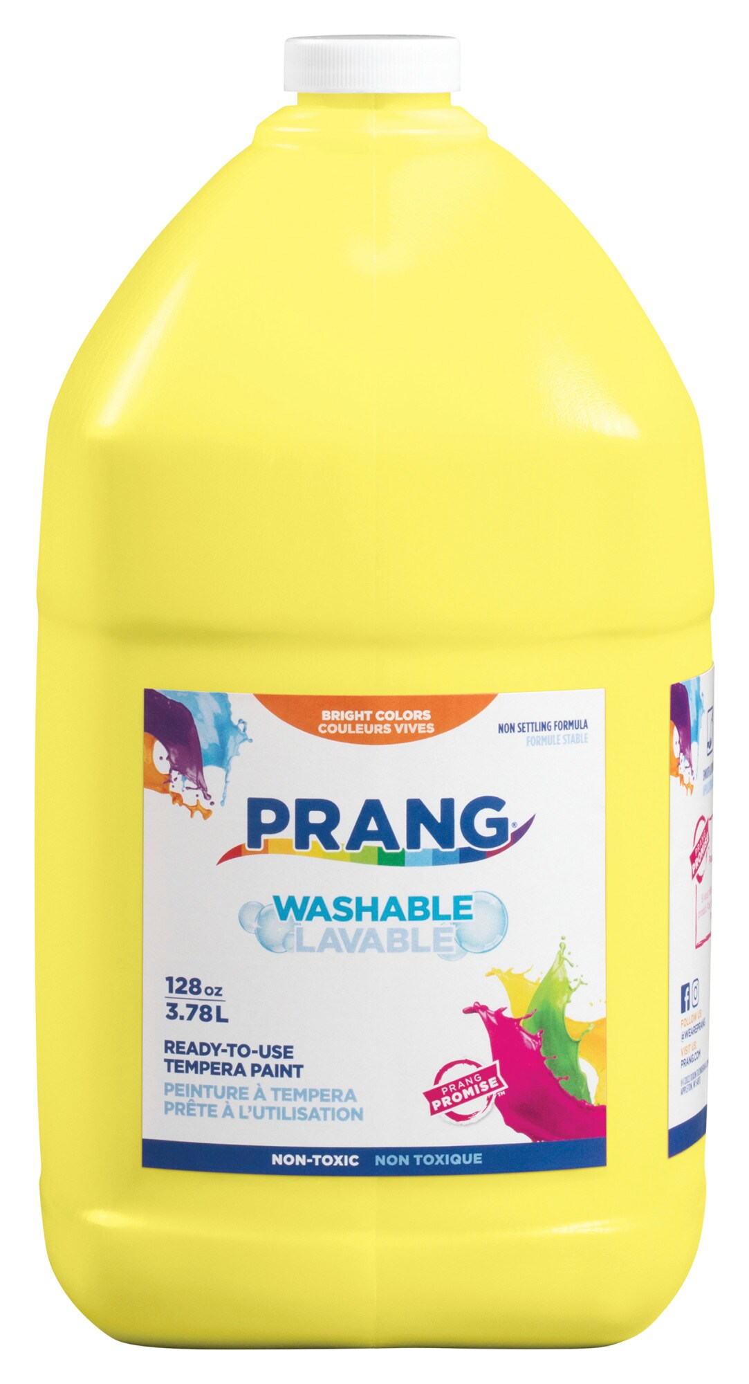 Prang Ready-to-Use Washable Tempera Paint, Gallon, Yellow