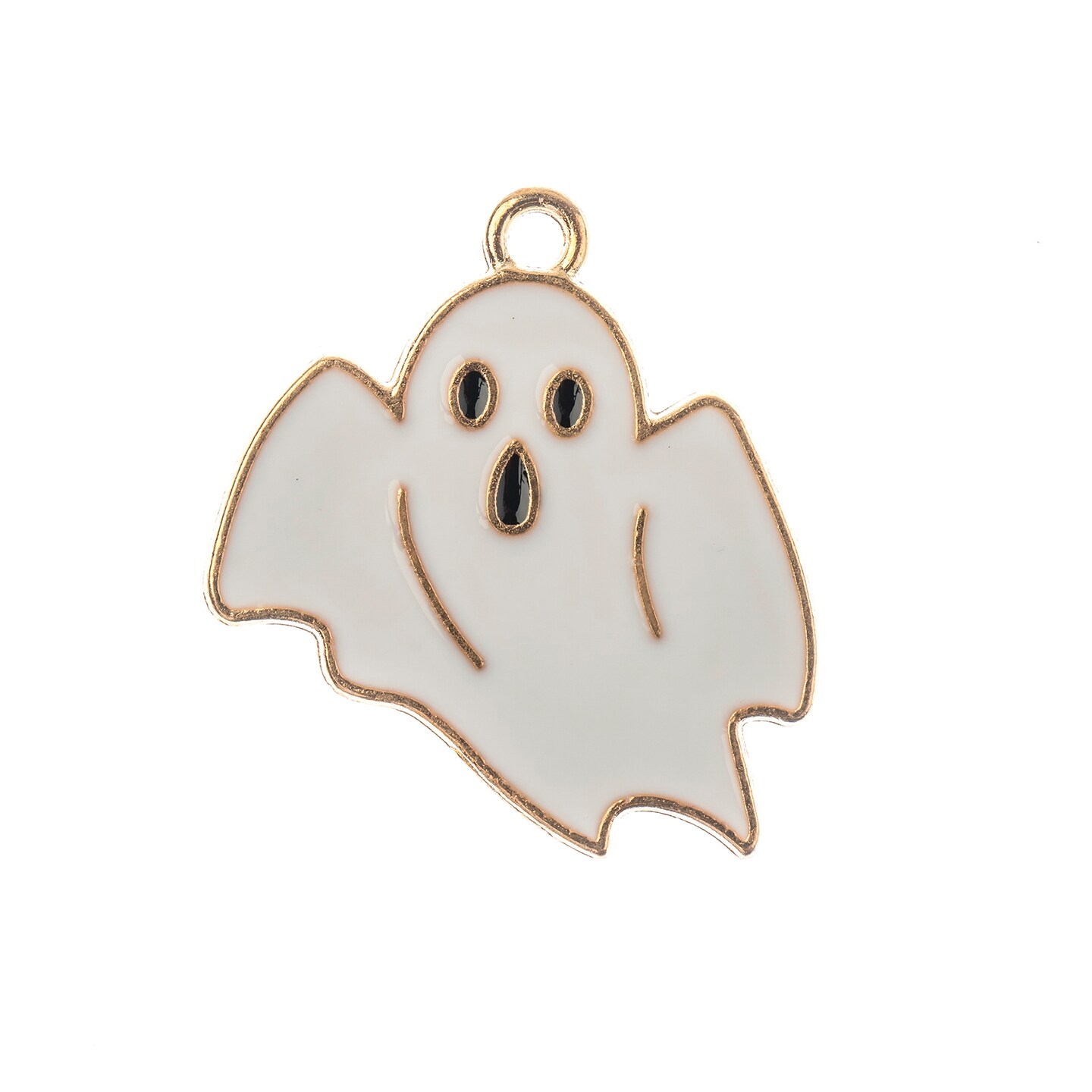 John Bead Sweet &#x26; Petite Ghost Halloween Charms, 8pcs