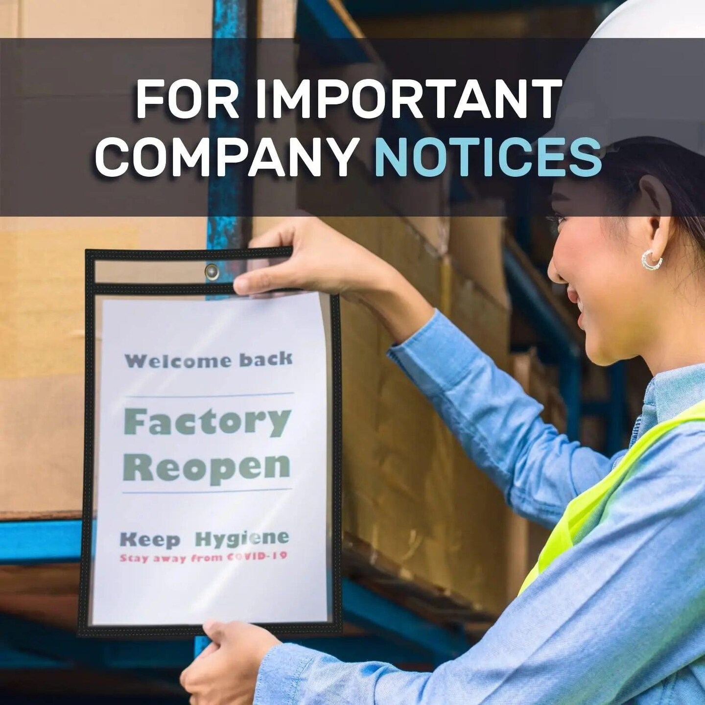 10 Pack Job Ticket Holders 9x12 Work Order Plastic Sleeves for Documents Shop Ticket Holders Dry Erase Pocket Sleeves Dry Erase Pockets Dry Erase Sleeves Clear Pocket Sleeves Ticket Holder