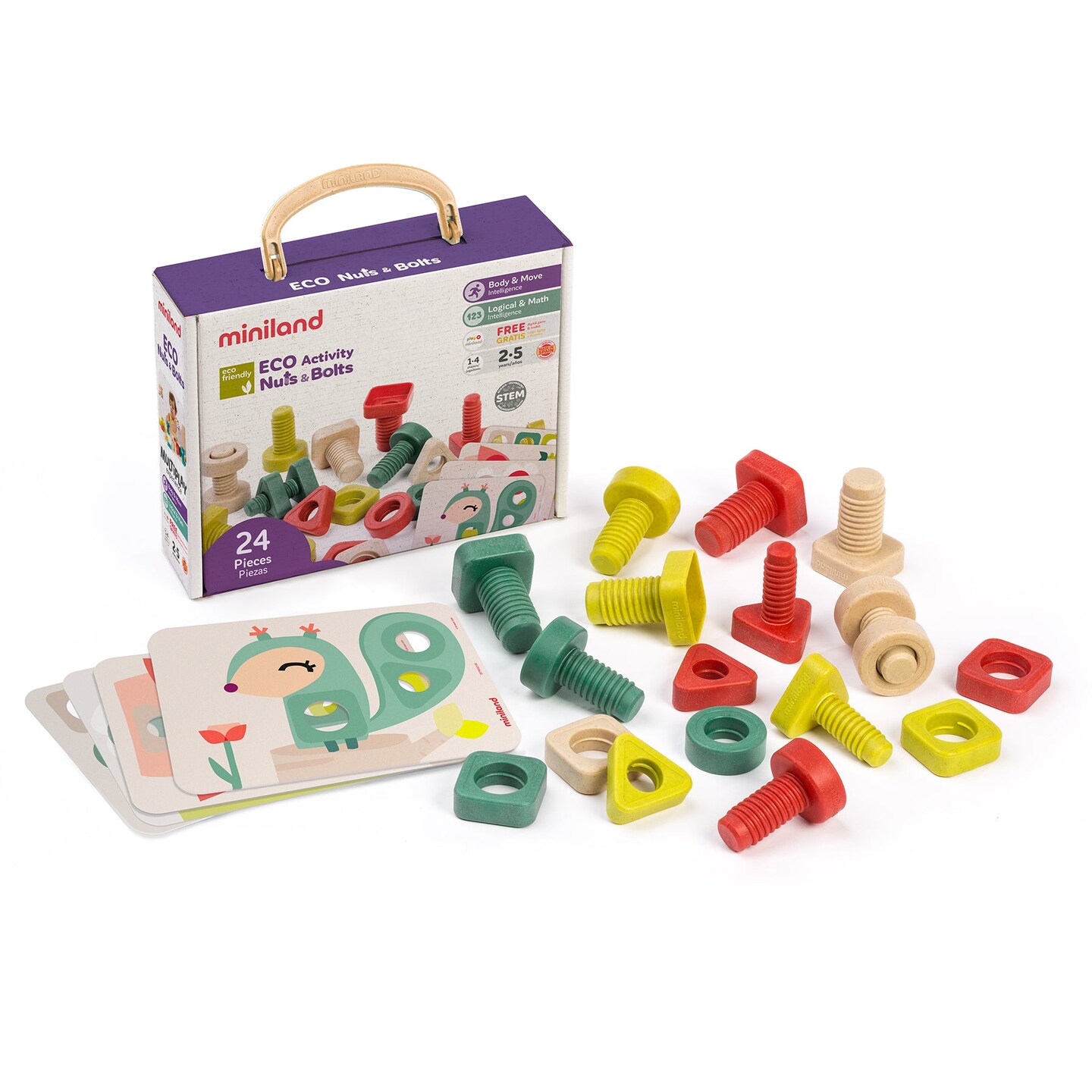 ECO Nuts &#x26; Bolts, 28 Pieces