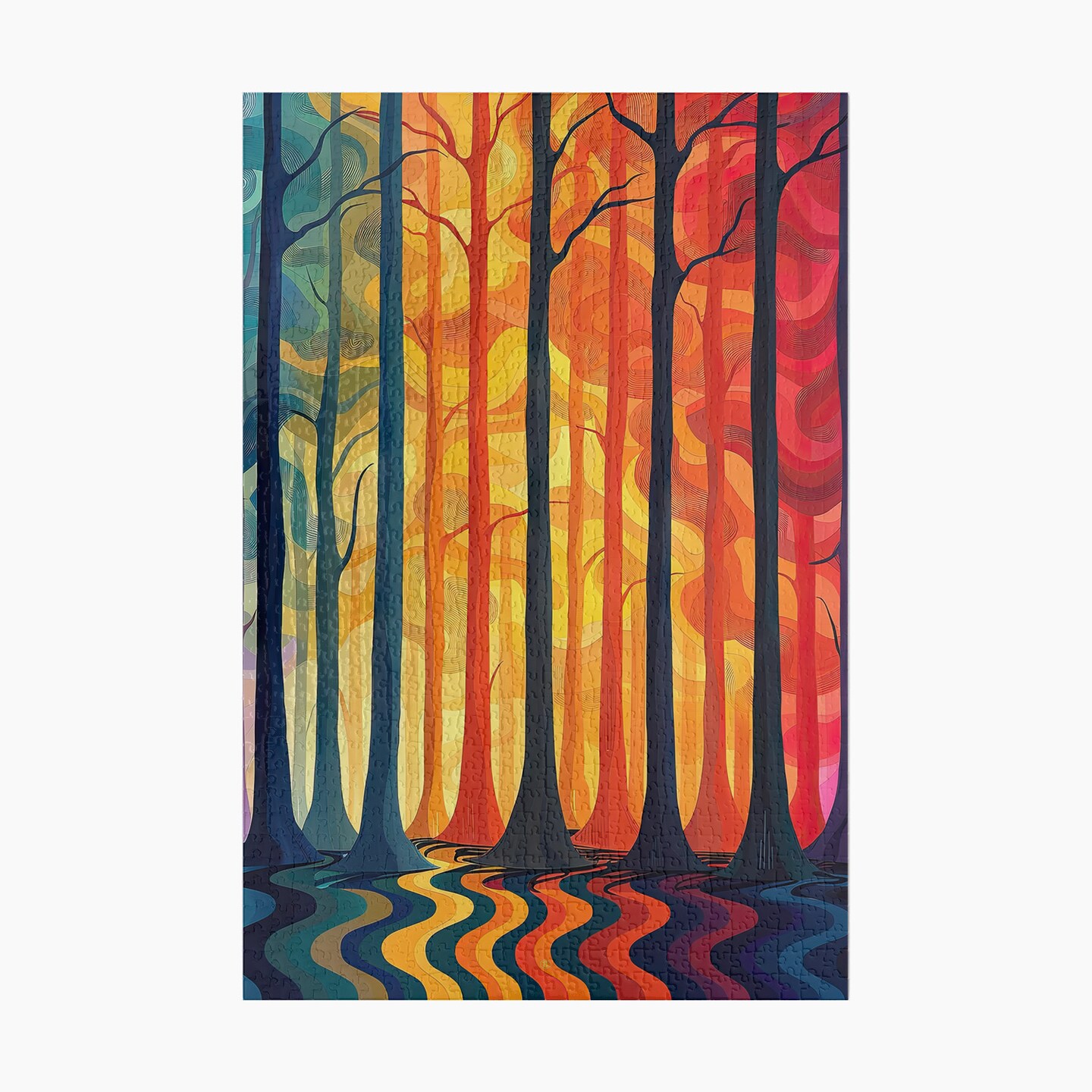 Modern Abstract Art Jigsaw Puzzle | S8A18 | MakerPlace by Michaels