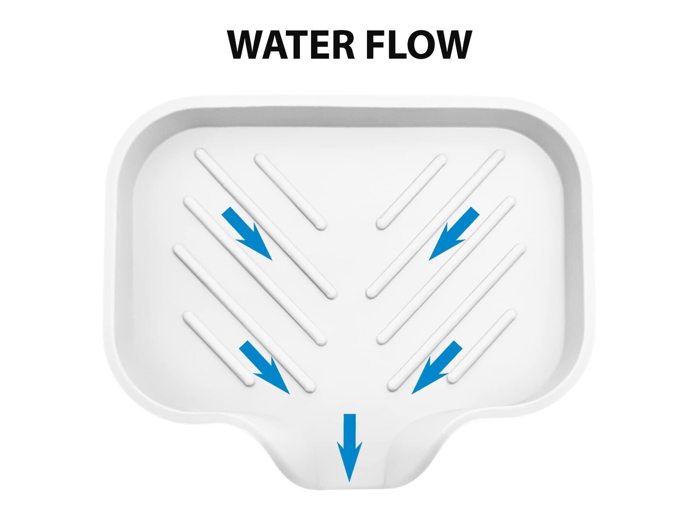 1 pcs White Silicone Soap Tray   Self Draining Soap Dish   Soap Holder Self Draining   Soap Dish for Bar Soap   Soap Dishes That Drain   Soap Dish for Sink   Organizer for Bathroom end Kitchen.