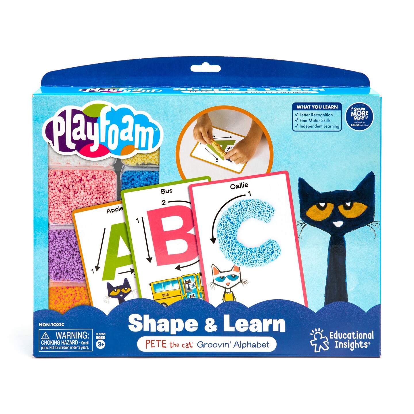 Playfoam Shape &#x26; Learn Pete the Cat Groovin&#x27; Alphabet