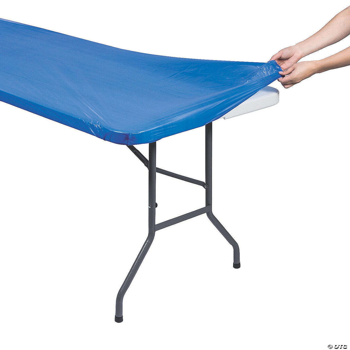 Fitted Plastic Tablecloths Bulk 12 Pc. 8 Ft.