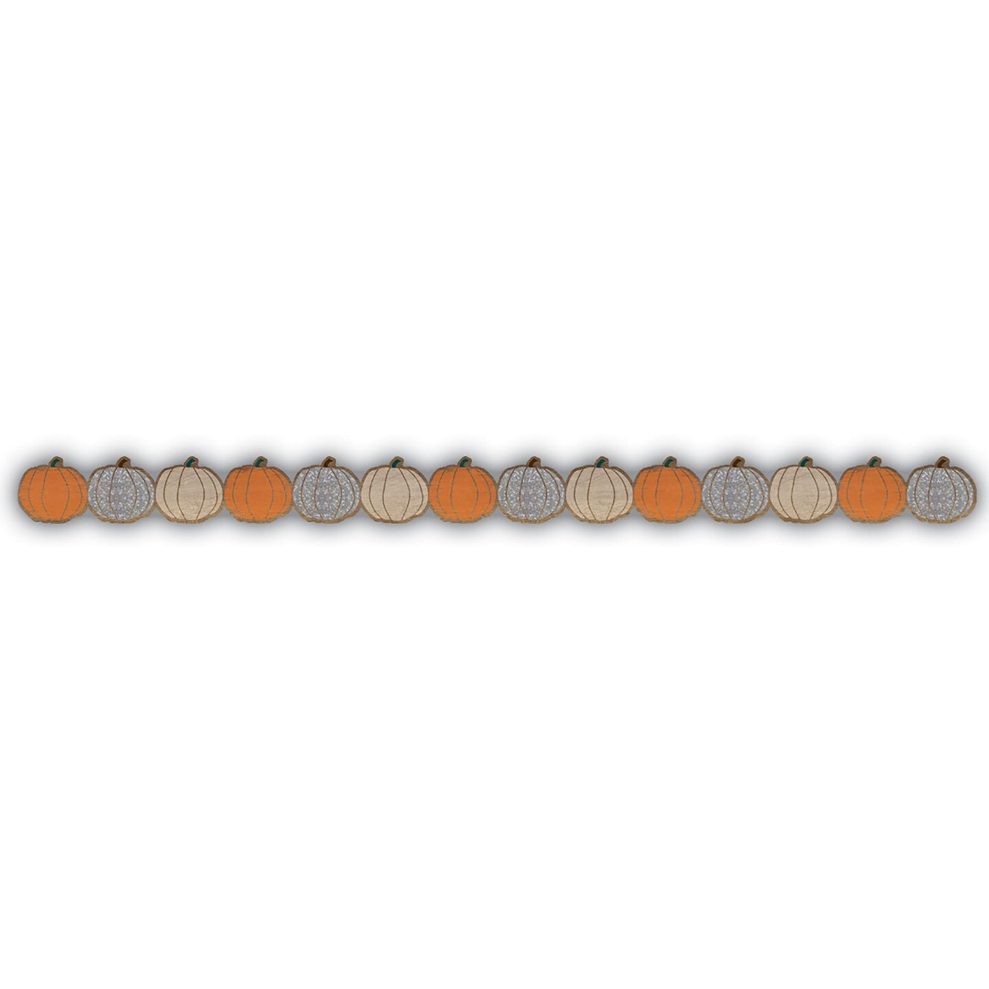Home Sweet Classroom Pumpkins Die-Cut Border Trim, 35 Feet Per Pack, 6 Packs