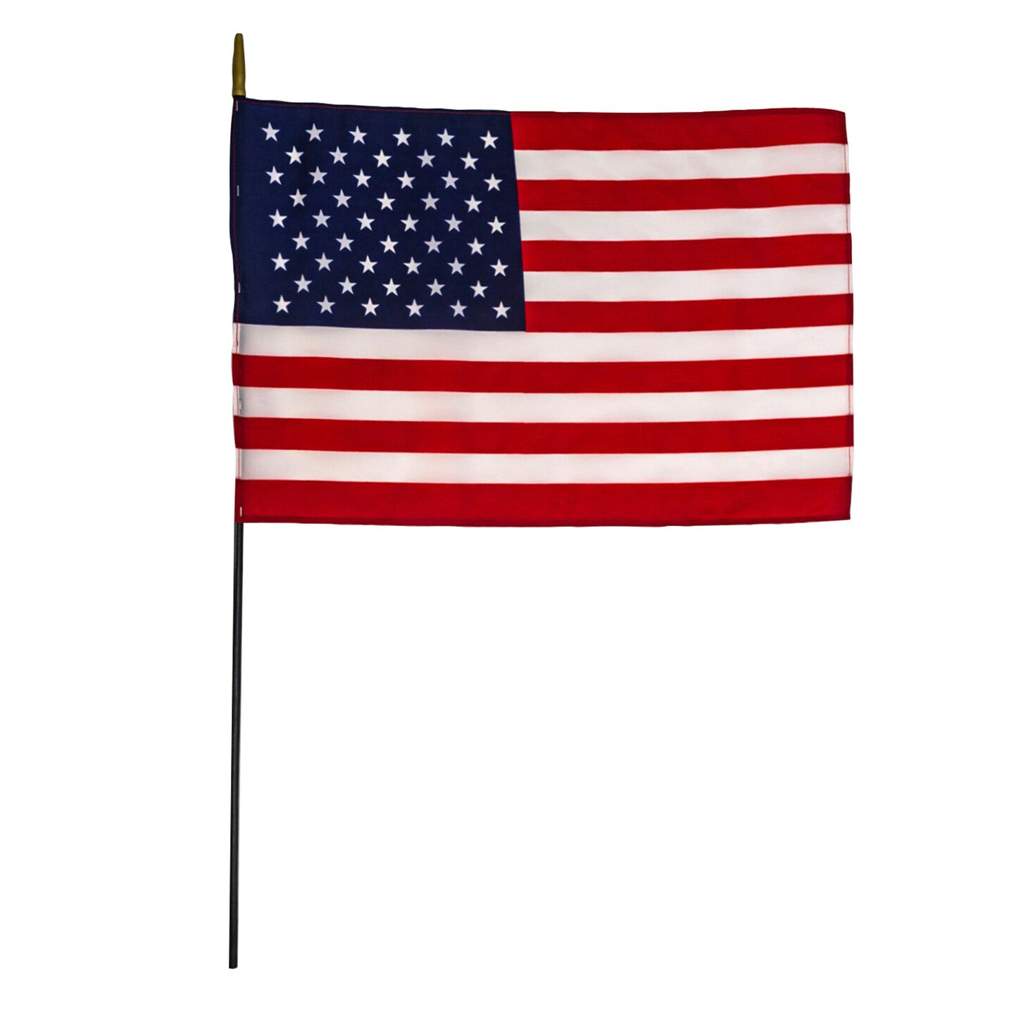 Nylon U.S. Classroom Flag, 16&#x22; x 24&#x22;, Pack of 3