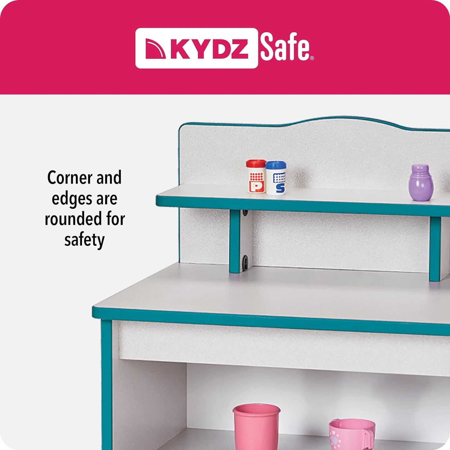 Rainbow Accents 0971JC000 Standard Bookcase - Gray