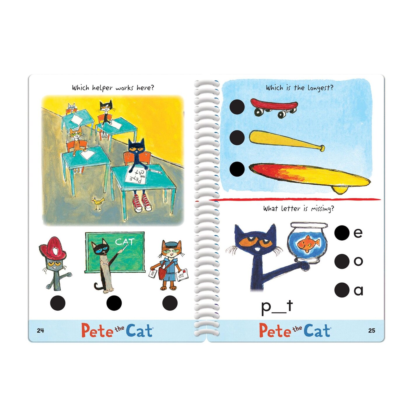 Hot Dots&#xAE; Jr. Pete the Cat&#xAE; I Love Kindergarten! Set