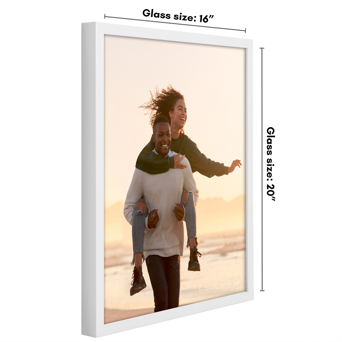 Americanflat Gallery-Style Picture Frame - Ideal Frame for Gallery Wall Display - Showcase Artwork, Prints, and Photos - Shatter Resistant Glass - Hanging Hardware with Drywall Anchor