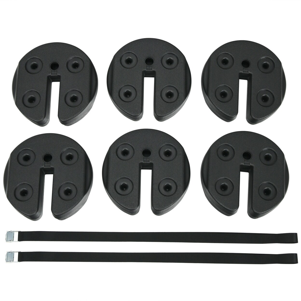 4/6/8Pcs Weight Plates Patio Canopy Tent Gazebo Shade Umbrella Water Filled 20/30/40Lbs