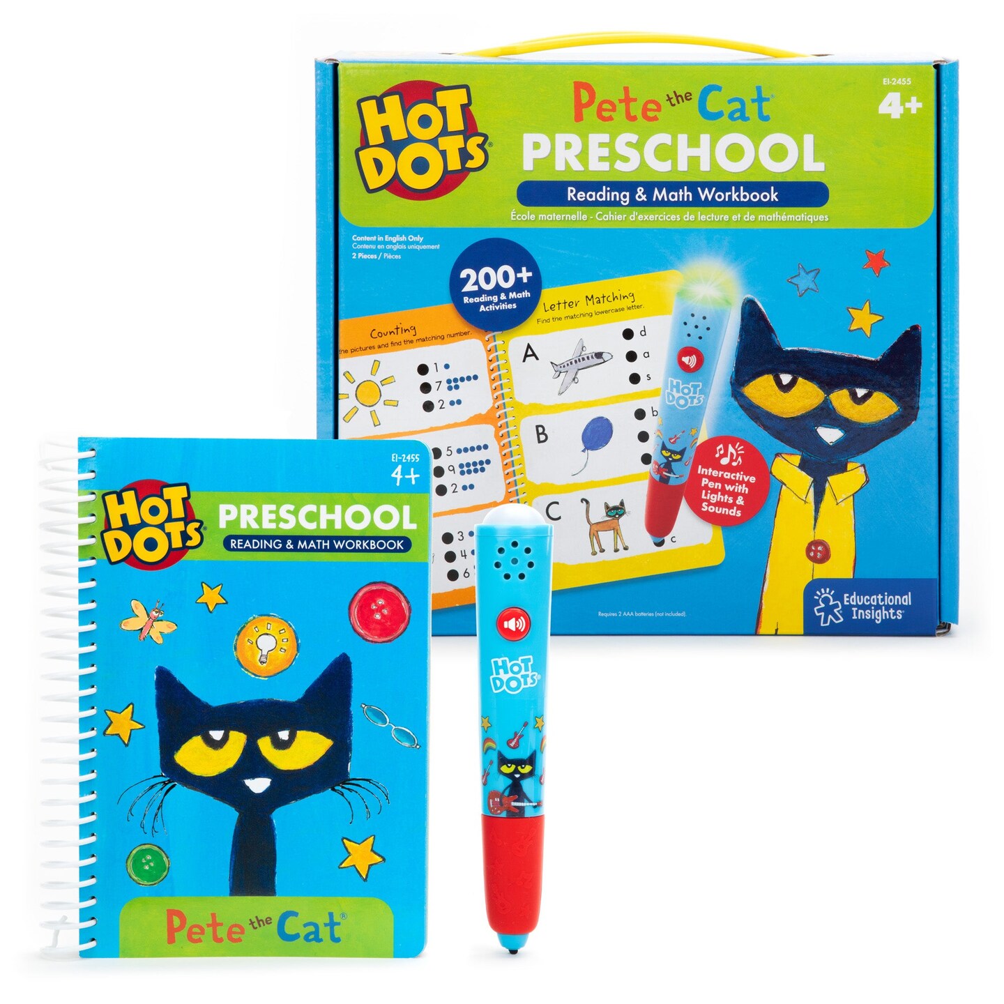 Hot Dots® Pete the Cat® Preschool Reading & Math | Michaels