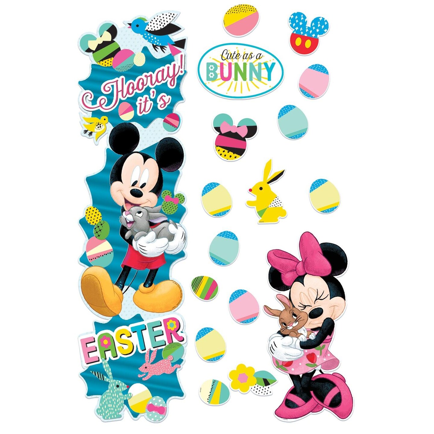 Mickey Mouse® Easter All-In-One Door Decor Kit, 34 Pieces Per Set, 2 Sets