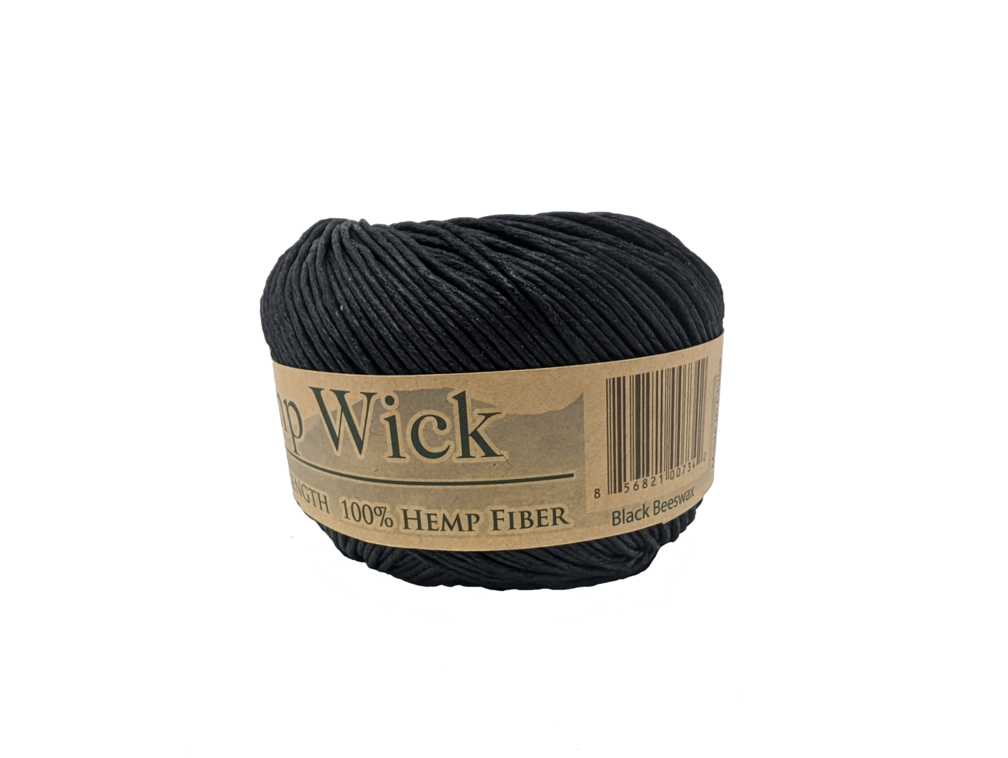 250 Feet of Bee's Wax Black Hemp Wick Twine, Perfect for Candle Making, Arts and Crafts, Jewelry, Beading and Bakers Twine