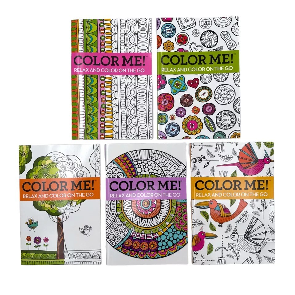 Coloring Book Set with Gel Pens