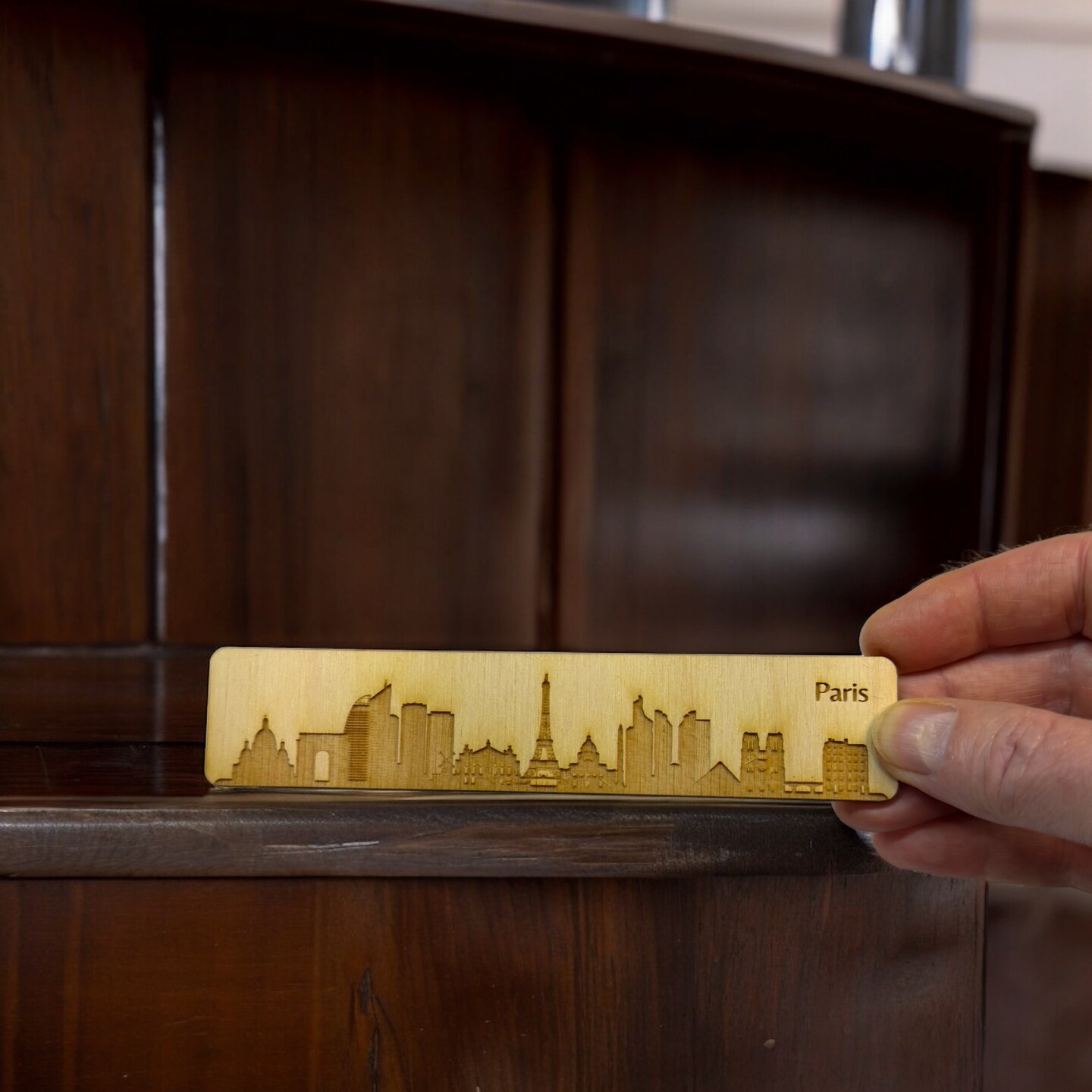 Bookmark - Paris Skyline - Birch wood Bookmark - Paris Skyline - Birch wood