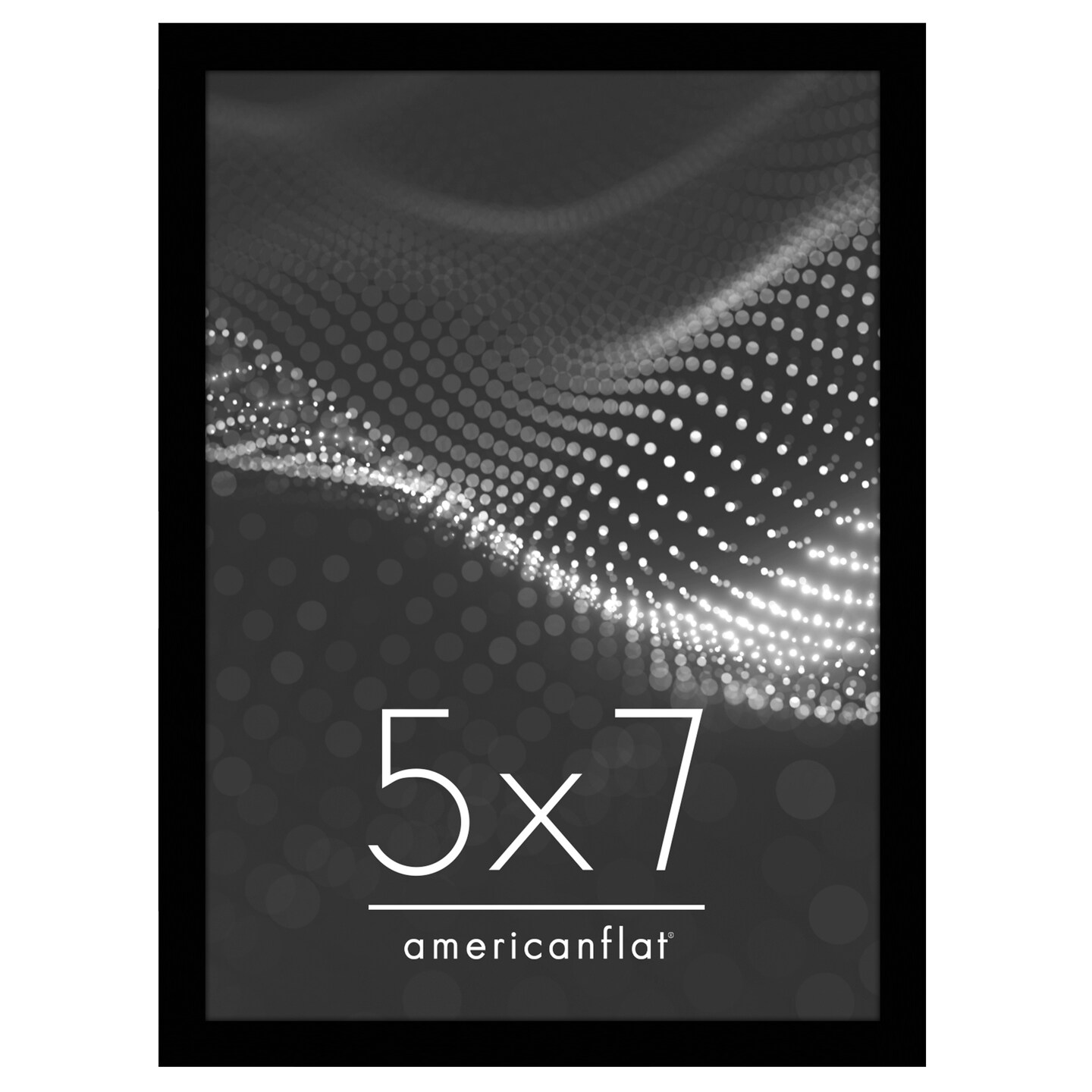 Americanflat Picture Frame - Modern Design, Shatter-Resistant Glass, Dual Sawtooth Hangers, Ideal for Home and Office Decor